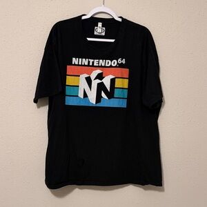 Nintendo 64 Shirt 2XL Mens Black Used